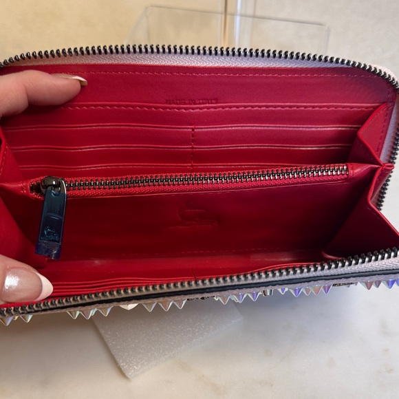 Christian Louboutin Authentic NIB Blush Pannetone Zippy Wallet, full incl - Picture 9 of 11